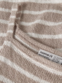 NAME IT Strik Top Helga Chateau Gray